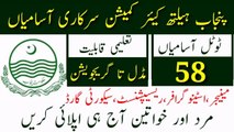 Punjab Healthcare Commission Jobs 2023 | Today All Jobs Update