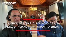 Hercules Siap Dukung Gibran Maju Pilkada DKI Jakarta 2024