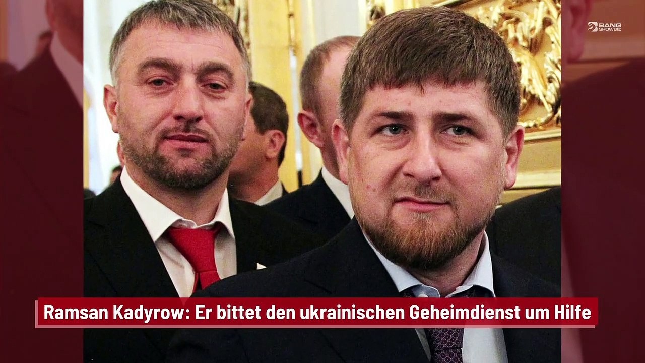 Ramsan Kadyrow: Er bittet den ukrainischen Geheimdienst um Hilfe