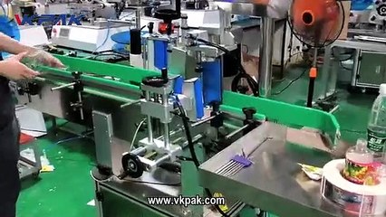 ماكينة لصق استيكر, آلة وسم الأكواب البلاستيكية الأوتوماتيكية عالية الدقة