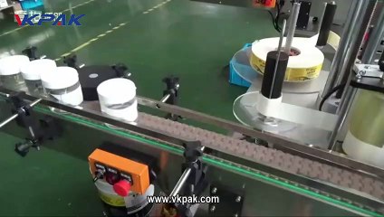 ماكينة لصق استيكر, آلة وضع العلامات على الجرة المستديرة الأوتوماتيكية الكاملة