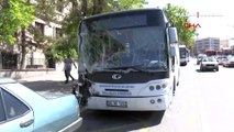 Ankara'da iki otobüs çarpıştı! Kazada yaralılar var