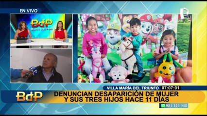 VMT: Denuncian extraña desaparición de mujer y sus tres hijos