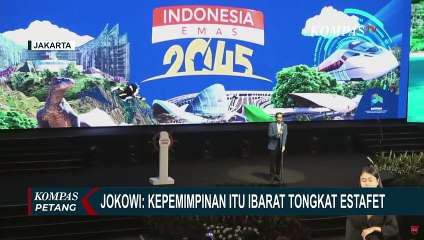 Jokowi: Kepemimpinan Layaknya Tongkat Estafet, Bukan Meteran Pom Bensin yang dari Nol
