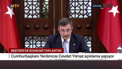 Son Dakika: Cumhurbaşkanı Yardımcısı Yılmaz'dan Beştepe'deki ekonomi toplantısı sonrası enflasyon mesajı: Etkin adımlar atacağız