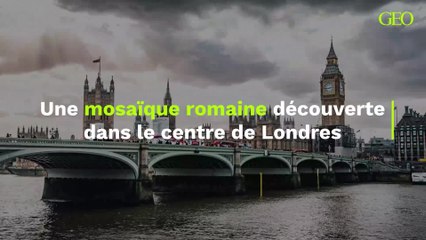 Une mosaïque romaine exhumée dans le centre de Londres