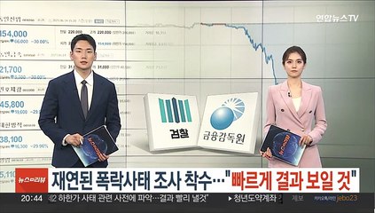 재연된 폭락사태 조사 착수…"빠르게 결과 보일 것"