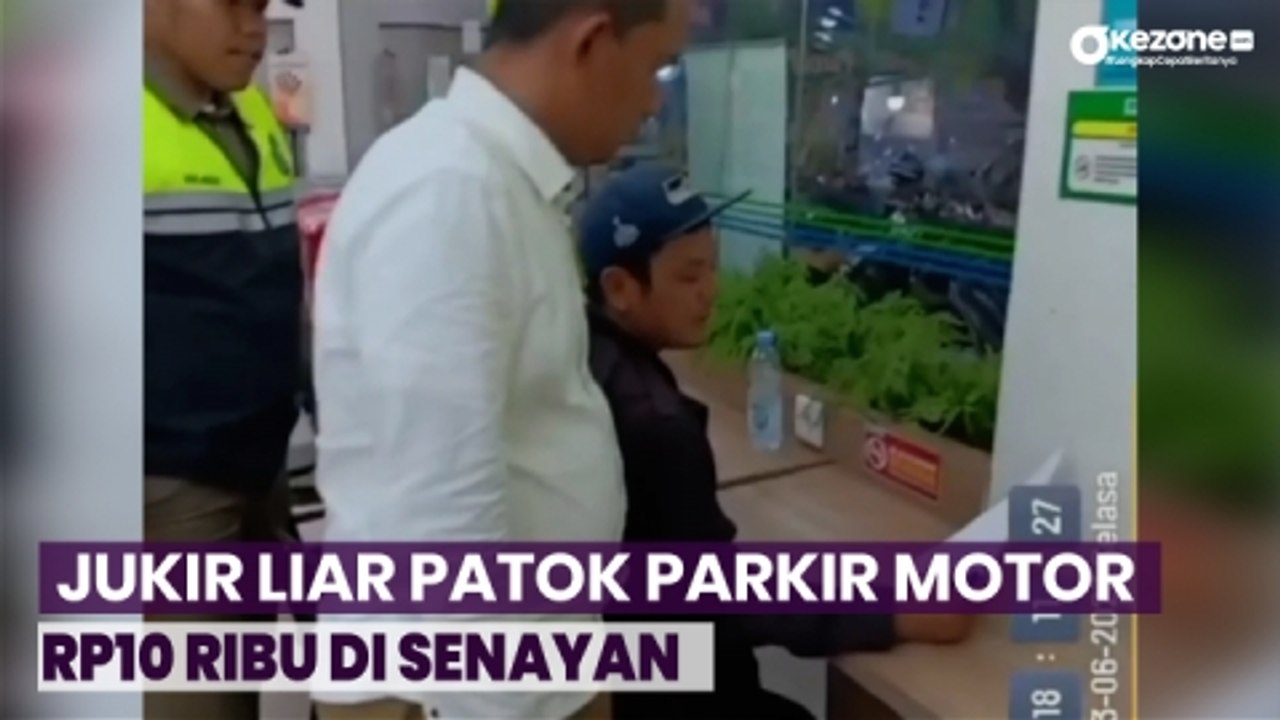 Jukir Liar Patok Parkir Motor Rp10 Ribu di Senayan, Polisi Amankan Pelaku