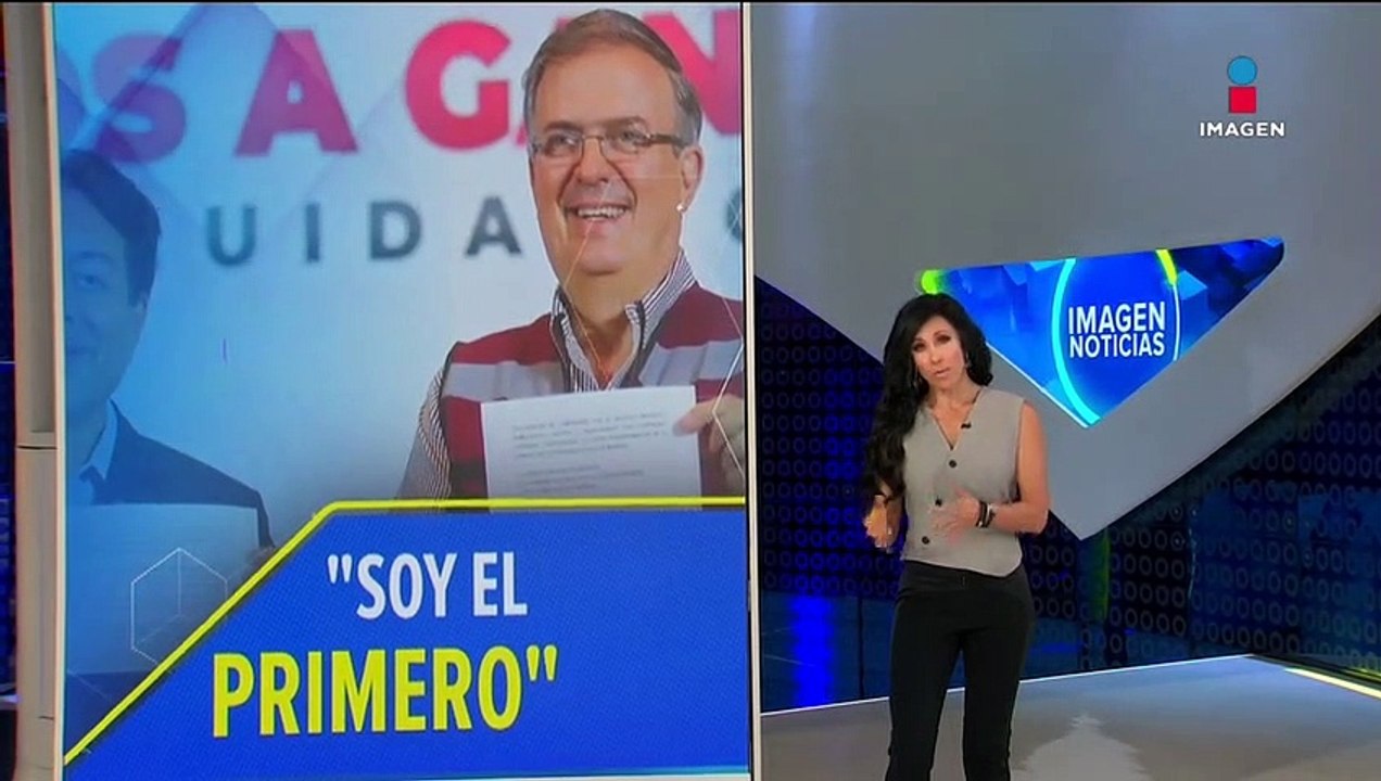Marcelo Ebrard se registra como aspirante presidencial de Morena