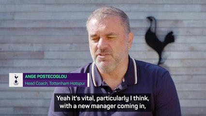 Postecoglou targeting productive pre-season with Spurs