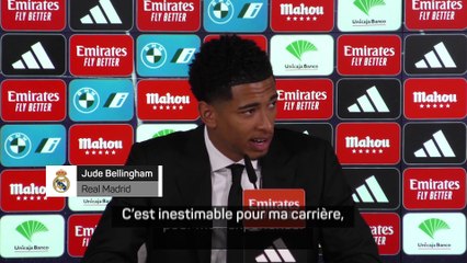 Bellingham : ''Inestimable pour ma carrière''