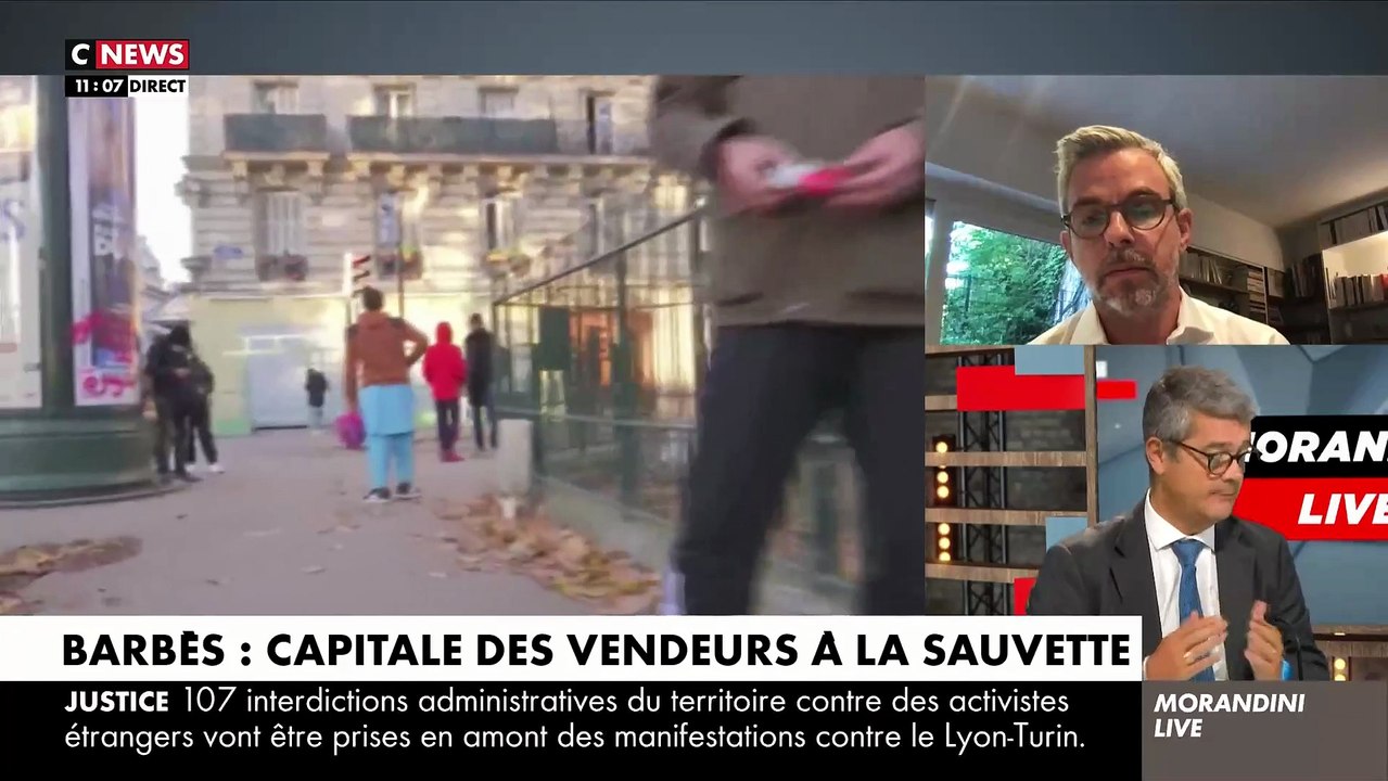 Trafics en tout genre à Barbès: Rudolph Granier, élu du 18ème arrondissement, déconseille aux équipes de CNews de venir faire une émission en direct sur place: "Il y a un vrai problème de sécurité dans ce quartier"