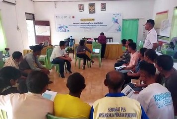 Diskusi Restorasi Terumbu Karang di Desa Lifuleo