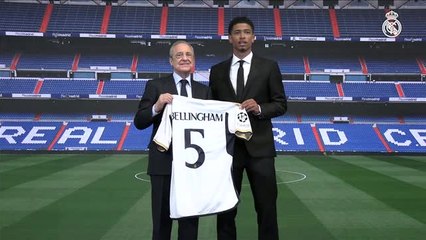 Real Madrid - Bellingham officiellement présenté
