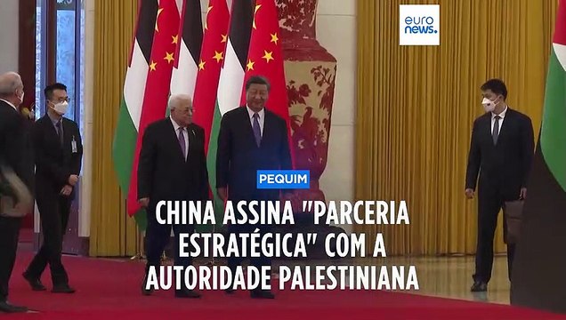 Xi Jinping e Mahmoud Abbas acordam a criação de laços estratégicos sino-palestinianos