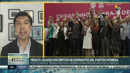 Mexico: Avanza la inscripción de aspirantes del partido Morena