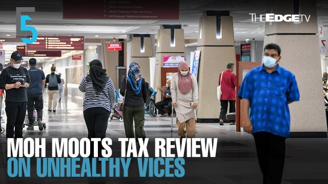 EVENING 5: MOH moots tax review on cigarettes, alcohol and sugary drinks