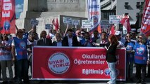 Eğitim-İş Sendikası 'Çedes Projesi'ni Ankara'da Protesto Etti: 