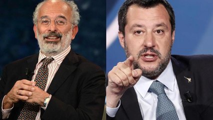 Matteo Salvini umilia Gad Lerner il faccia a faccia sul sagrato del Duomo