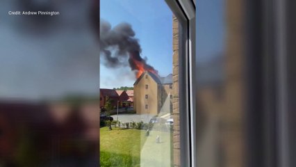 Fire Breaks Out on Eden Road 🚒