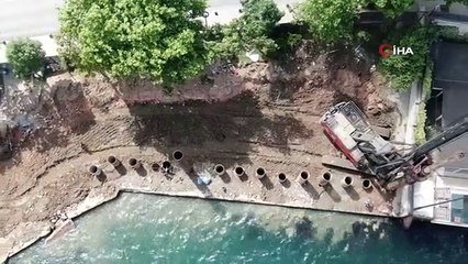 Kuzguncuk Parkı'nda Zemin Güçlendirme Çalışmaları Başladı