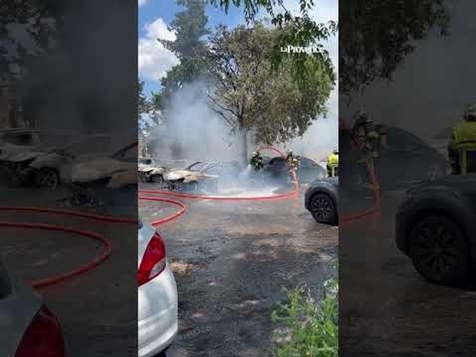 Aubagne : neuf voitures incendiées sur le parking du cimetière des Passons