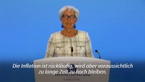 Lagarde: Inflation weiterhin 