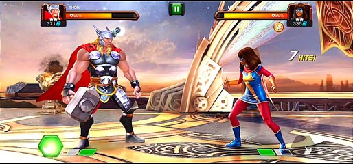 thor Vs ms. marvel Amazing fighting video