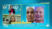 Médica comenta harmonização facial de Stênio Garcia