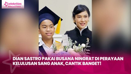 Dian Sastro Pakai Busana Ningrat di Perayaan Kelulusan sang Anak, Cantik Banget!