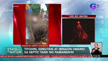Tiyuhin, ginilitan at ibinaon umano sa septic tank ng pamangkin | SONA