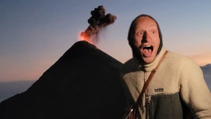 Friends Catch VOLCANO Eruption in Breathtaking Video!