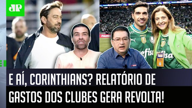 ISSO É UM ESCÂNDALO, cara! Esses NÚMEROS de Corinthians e Palmeiras MOSTRAM que... Gastos CHOCAM!