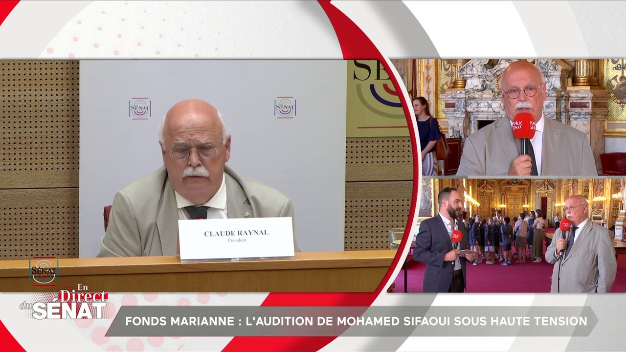 Claude Raynal : "Je crois que M Sifaoui voulait en profiter pour faire passer  des messages"