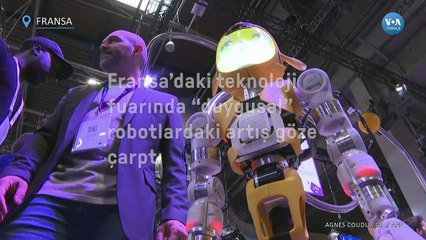 Fransa’daki teknoloji fuarında "duygusal" robotlardaki artış göze çarptı