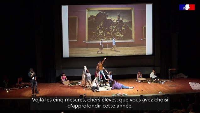 Discours de la rectrice Charline Avenel - Deuxième congrès des élèves ambassadeurs culture au musée du Louvre