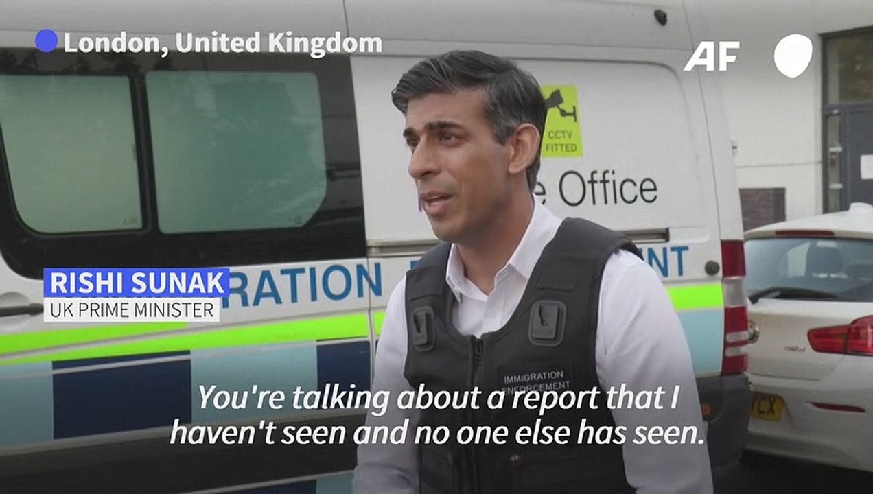 UK PM Sunak refuses comment on soon-to-be-released 'partygate' report