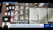 Taiwanese nat'l at 2 Pinoy, arestado dahil sa pagbebenta umano ng SIM cards sa mga scammer | Saksi