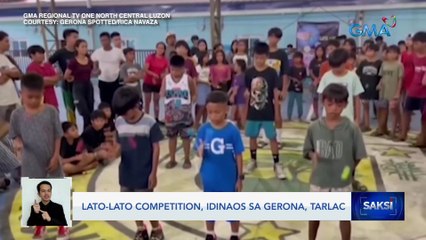 Lato-lato competition, idinaos sa Gerona, Tarlac | Saksi