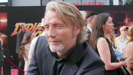 Mads Mikkelsen Says It's "Surreal" to Be a Part of the 'Indiana Jones' Franchise | Indiana Jones and the Dial of Destiny Red Carpet 2023