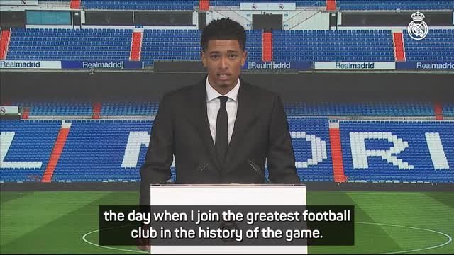 Jude joins Real Madrid: Bellingham's 'proudest day'