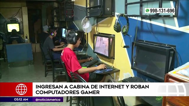 Delincuentes robaron computadoras 'gamers' valorizadas en 20 mil soles.