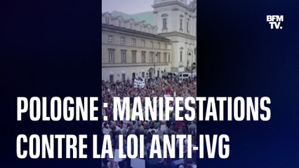 Pologne: des milliers de manifestants contre la loi anti-IVG après une nouvelle mort de femme enceinte
