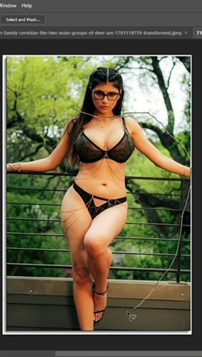 mia khalifa  as you never seen her before by AI