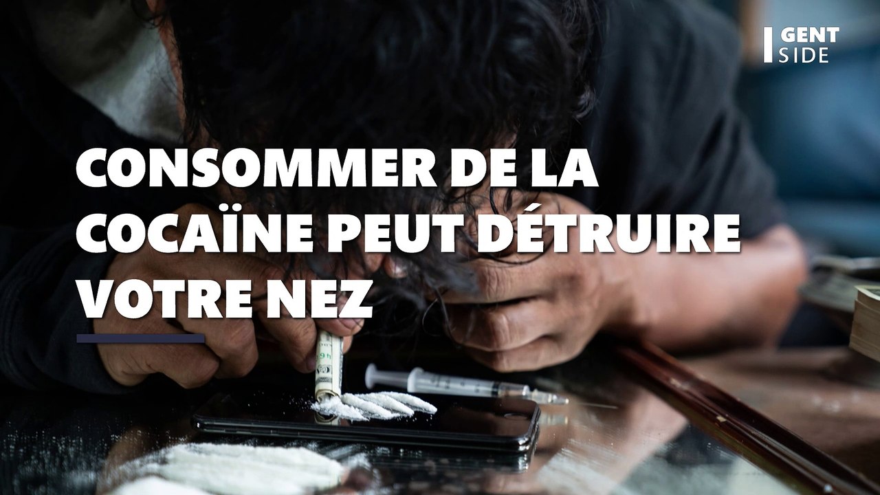 Consommer de la cocaïne peut littéralement détruire votre nez