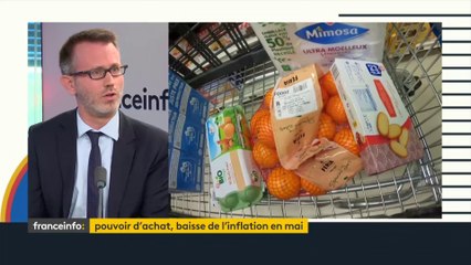 Julien Pouget (Insee) : "c’est la première fois depuis un an que l'inflation descend en-dessous de son plateau qui était autour de 6%"