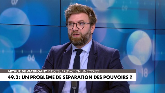 Arthur de Watrigant : «Les opposants ont une arme aussi, la motion de censure»