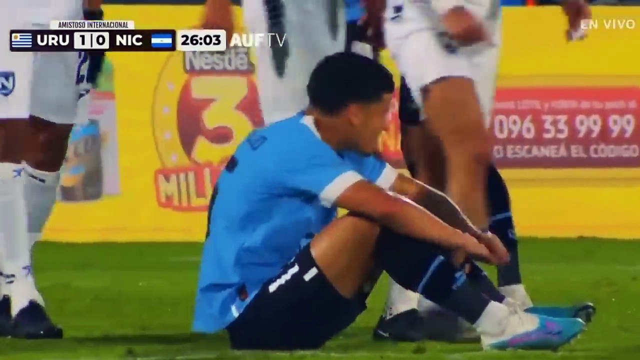 Uruguay vs Nicaragua 4-1 Extended Highlights & Goals - Friendly 2023