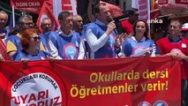L'Union Eğitim-İş a protesté contre le protocole de cession à Antalya： ＂Le protocole de Çedes est illégal. Elle est diamétralement opposée à l'éducation laïque et scientifique＂