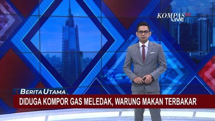Diduga Kompor Gas Meledak, Warung Makan di Magetan Terbakar